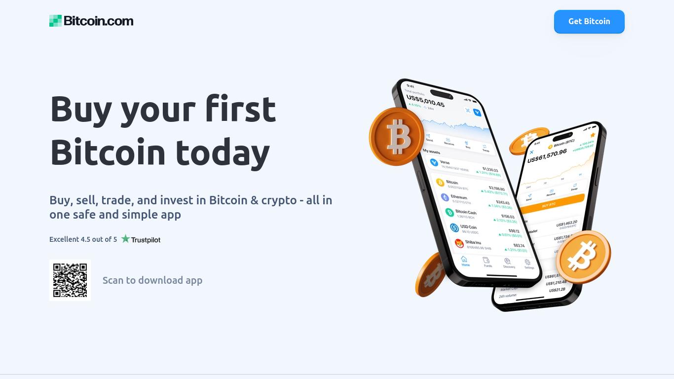 The world's gateway to Bitcoin & cryptocurrency. Buy, sell, spend, swap, and invest in BTC, ETH, BCH, AVAX, MATIC & hundreds more digital assets. Stay informed about crypto, DeFi, and Web3.